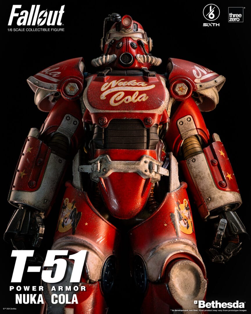 Fallout T-51 Nuka Cola Power Armor Sixth Scale by Threezero