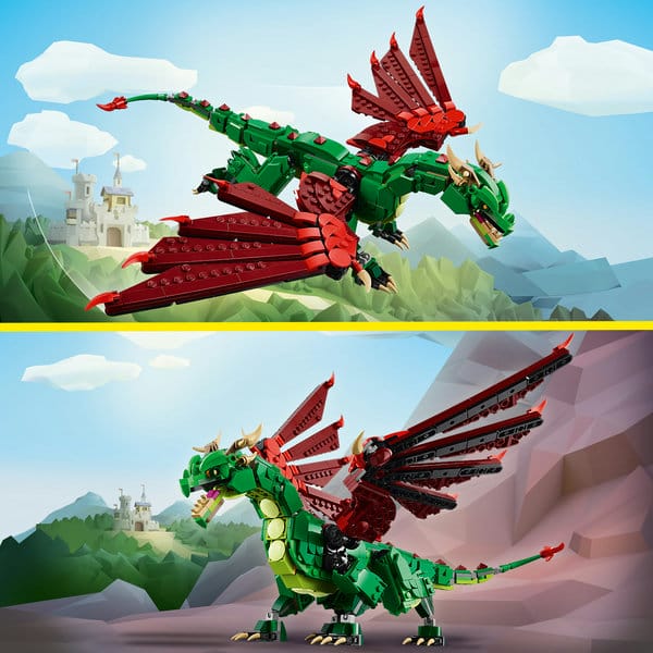 Lego Medieval Dragon - Image 5