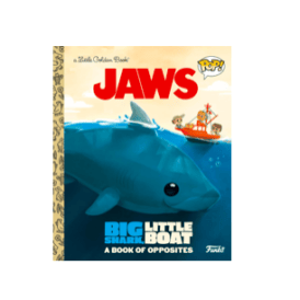 Little Golden Book Funk Pop! Jaws Big Shark, Little Boat- A Book of Opposites