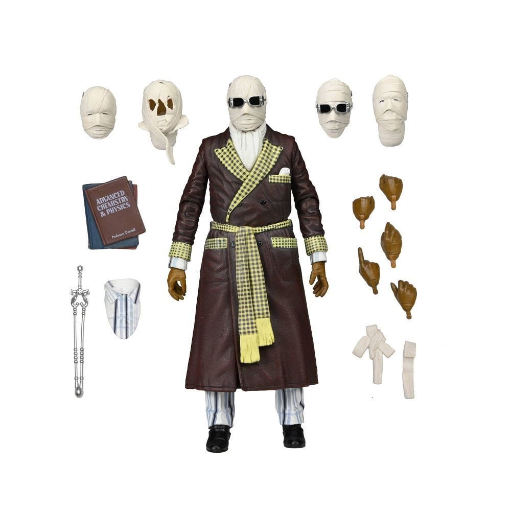 NECA: The Invisible Man- Dr. Jack Griffin- Ultimate Action Figure - Image 6