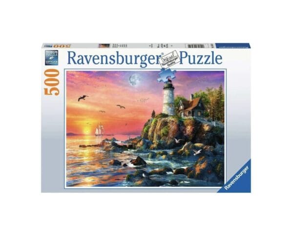 Ravensburger Puzzle Lighthouse at Sunset 500 Pieces