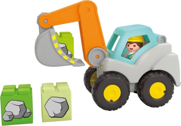 Playmbobil Junior Shovel Escavator 71684 - Image 5