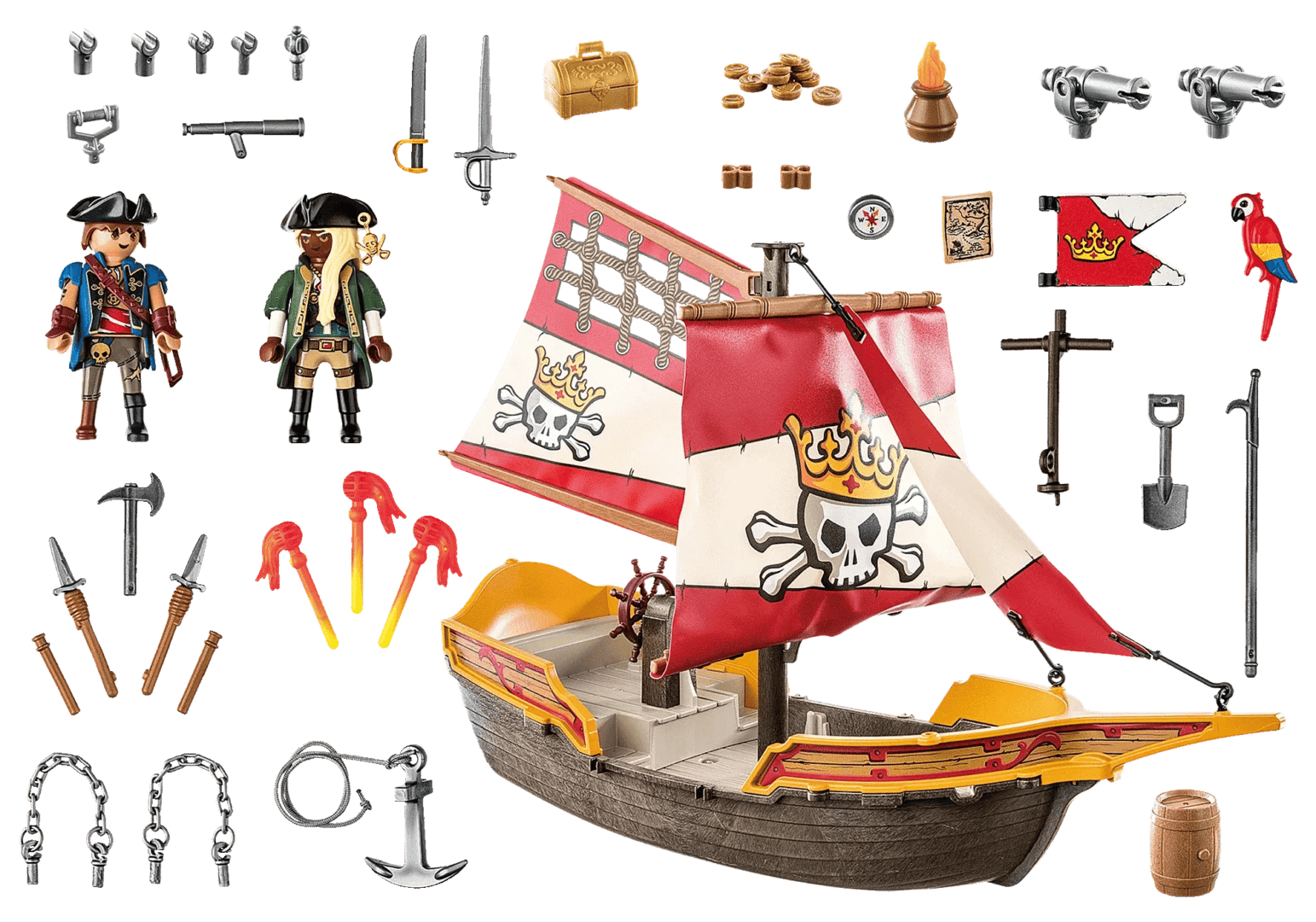 Playmobil Pirate Ship 71418 - Image 4
