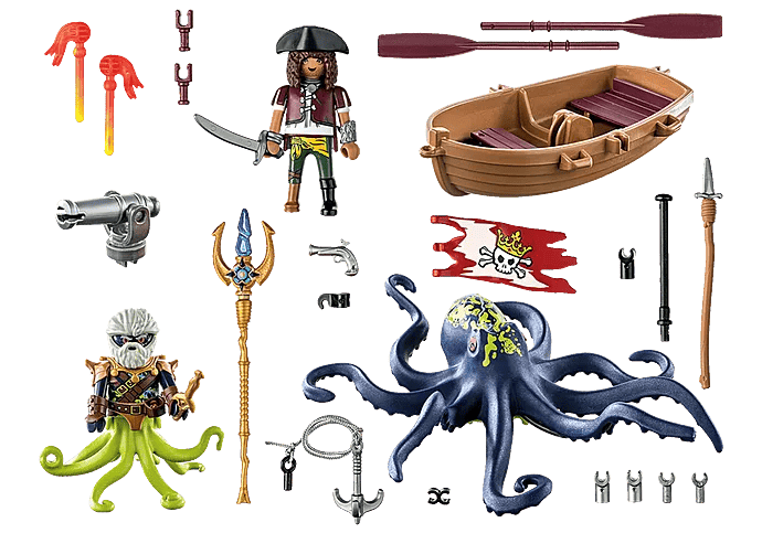 Playmobil Pirates Battle with Octopus 71419 - Image 2