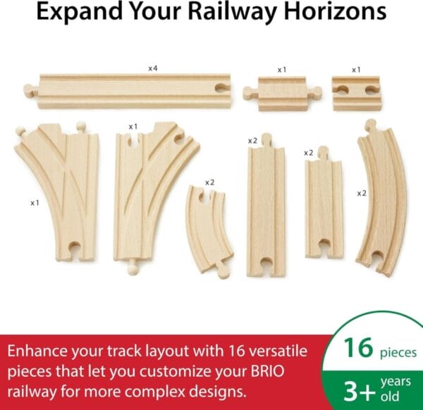 Brio: Intermediate Wooden Track Expansion Pack - Image 2