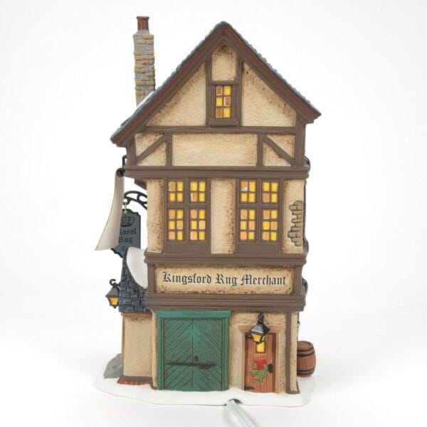 Department 56: Dickens' Village Series- Kingsford Rug Merchant - Image 3