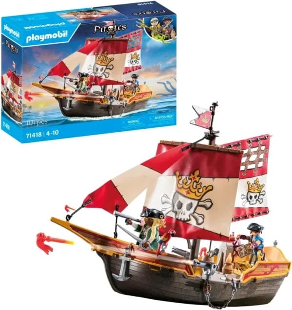Playmobil Pirate Ship 71418 - Image 3