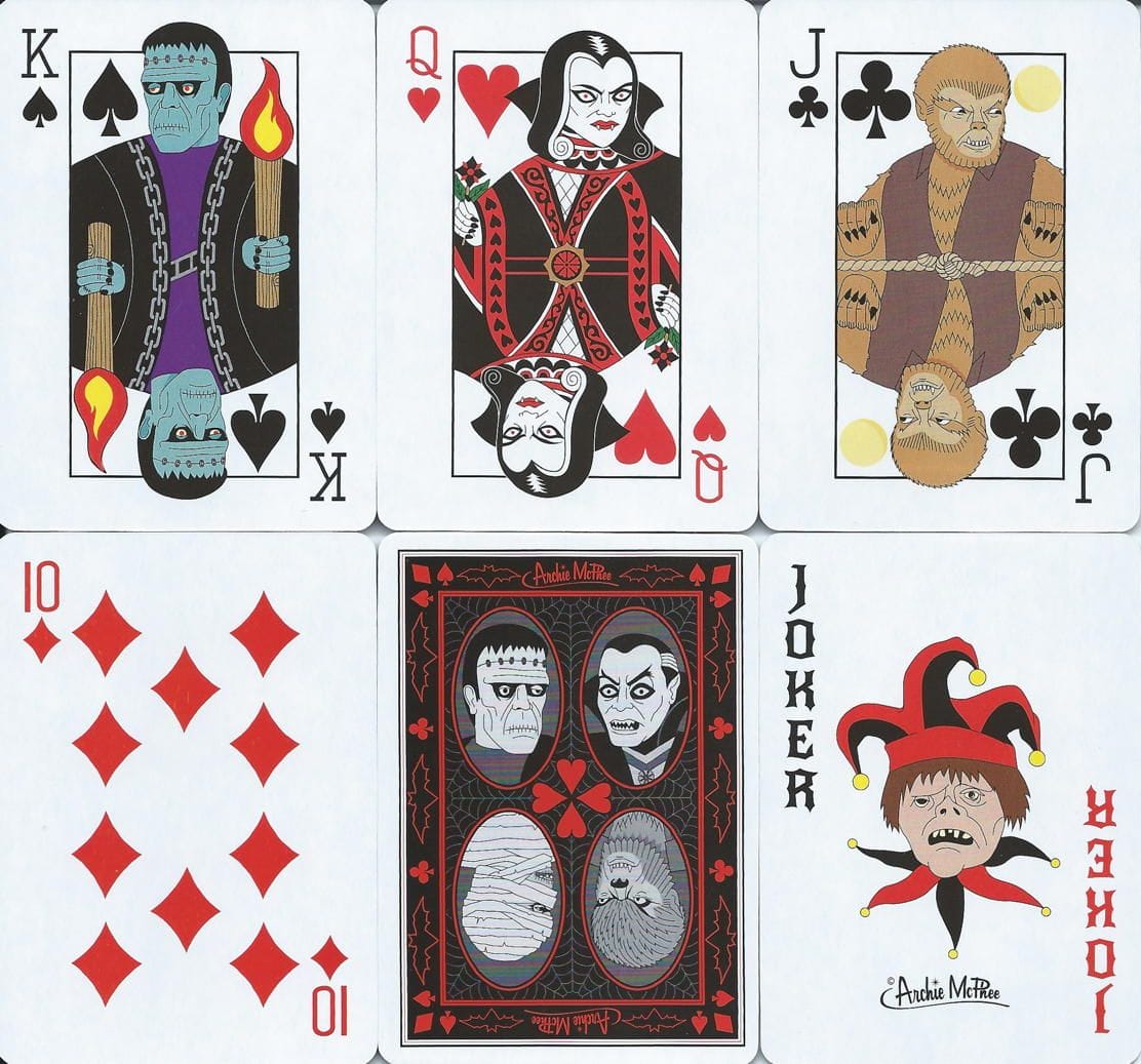 Archie McPhee: Council of Monsters Playing Cards - Image 2
