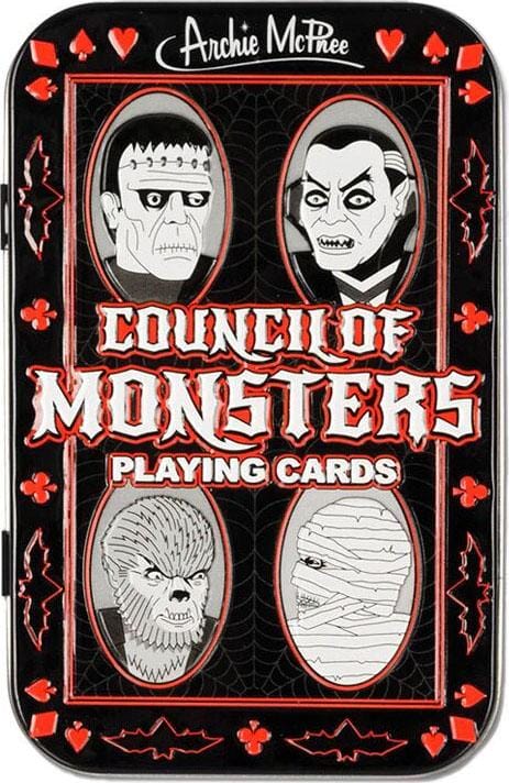 Archie McPhee: Council of Monsters Playing Cards - Image 3