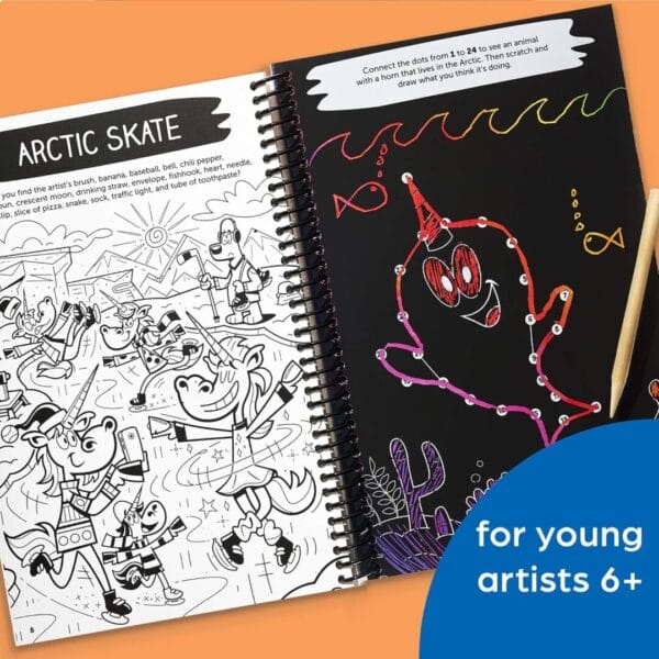 Highlights: Scratch-Off Hidden Pictures- Unicorn Puzzles - Image 2