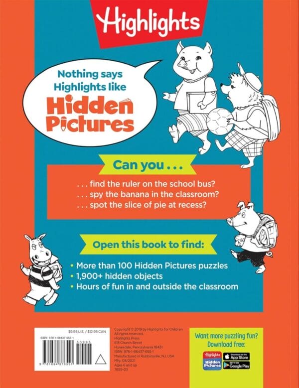 Highlights: Hidden Pictures- School Puzzles - Image 3