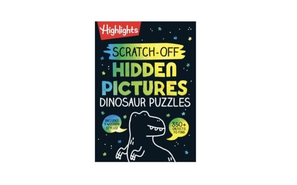 Highlights: Scratch-Off Hidden Pictures- Dinosaur Puzzles