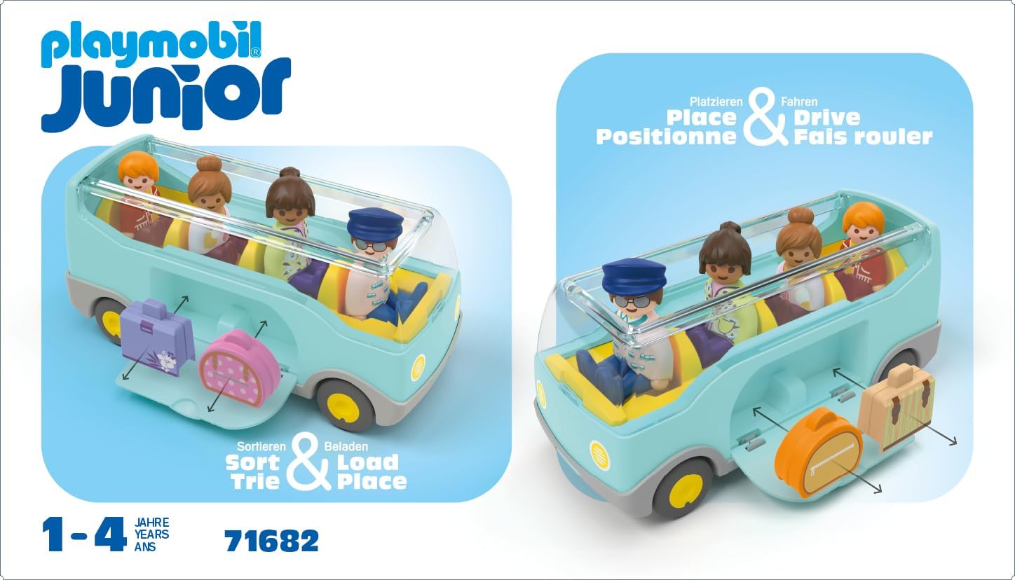 Playmobil Junior: Airport Shuttle Bus - Image 6