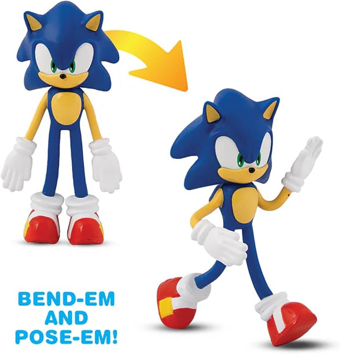 FlexFigs Sonic the Hedgehog 4 Character Pack - Recognized as one