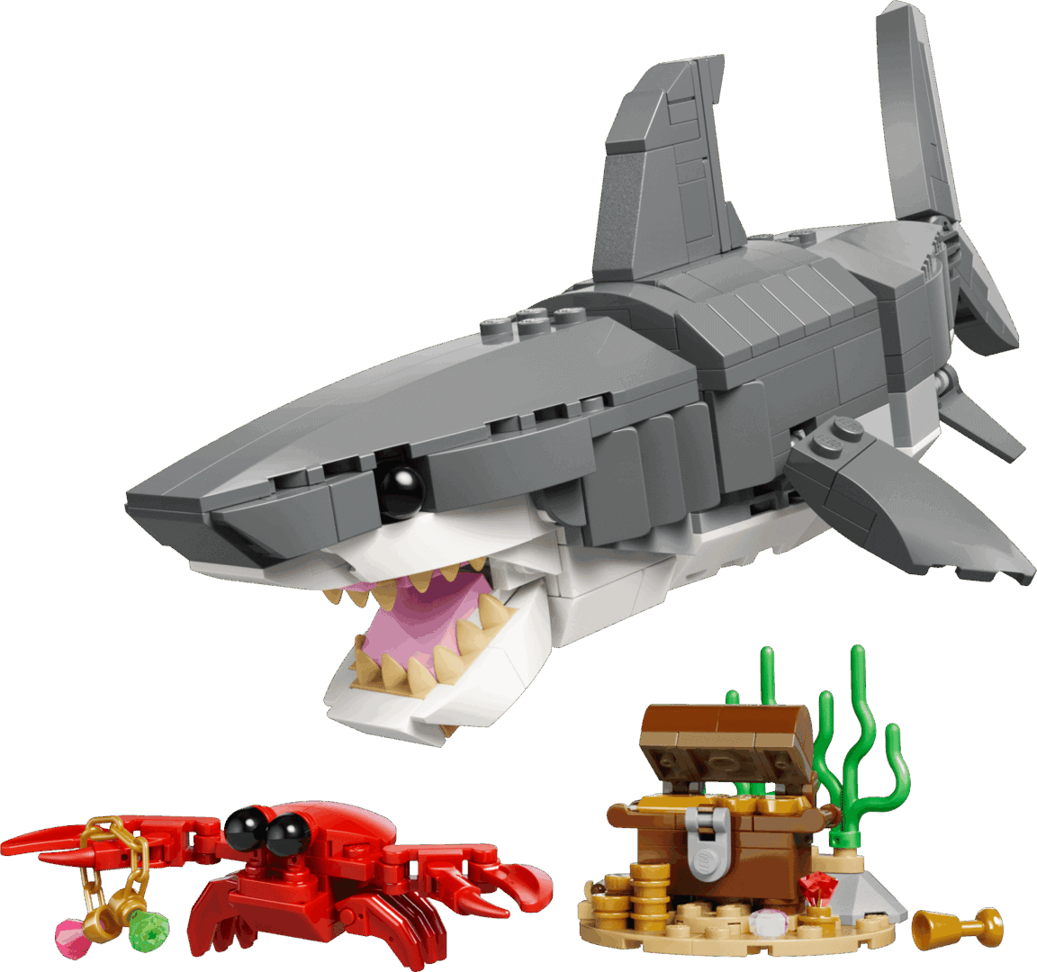 Lego: Fierce Shark With a Treasure Chest 31381 - Image 2